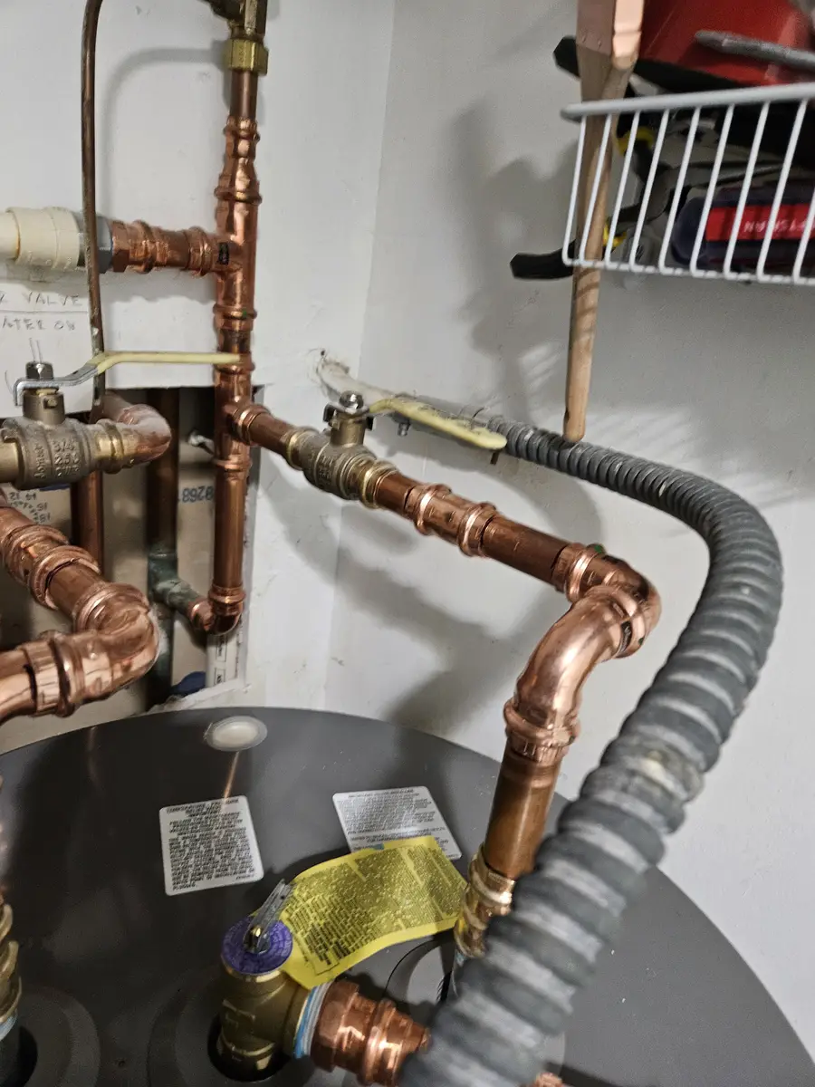 water heater plumber