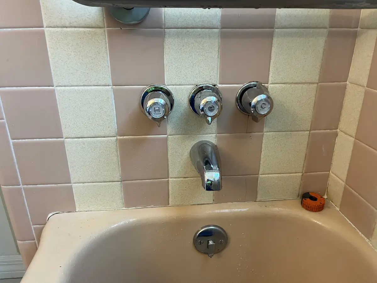 3-handle shower valve replacement