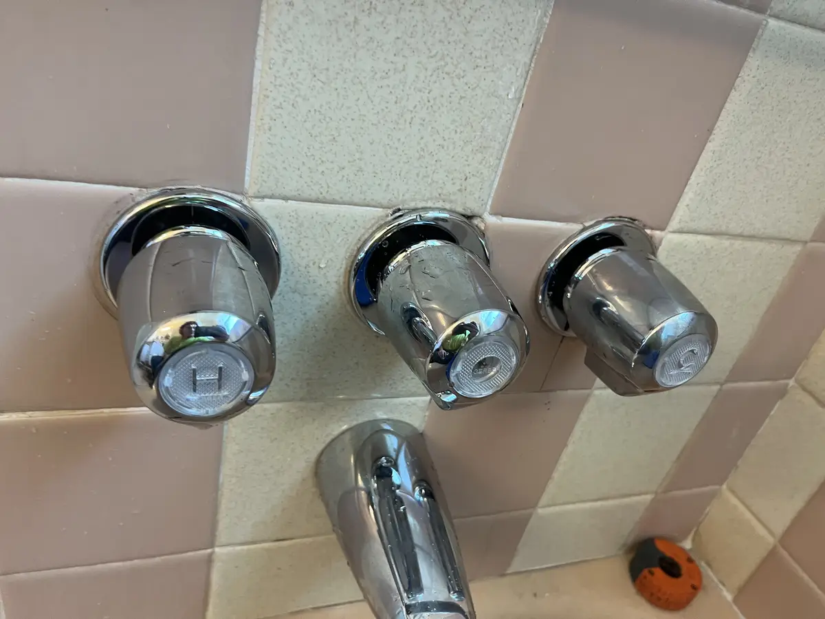 3-handle shower valve replacement