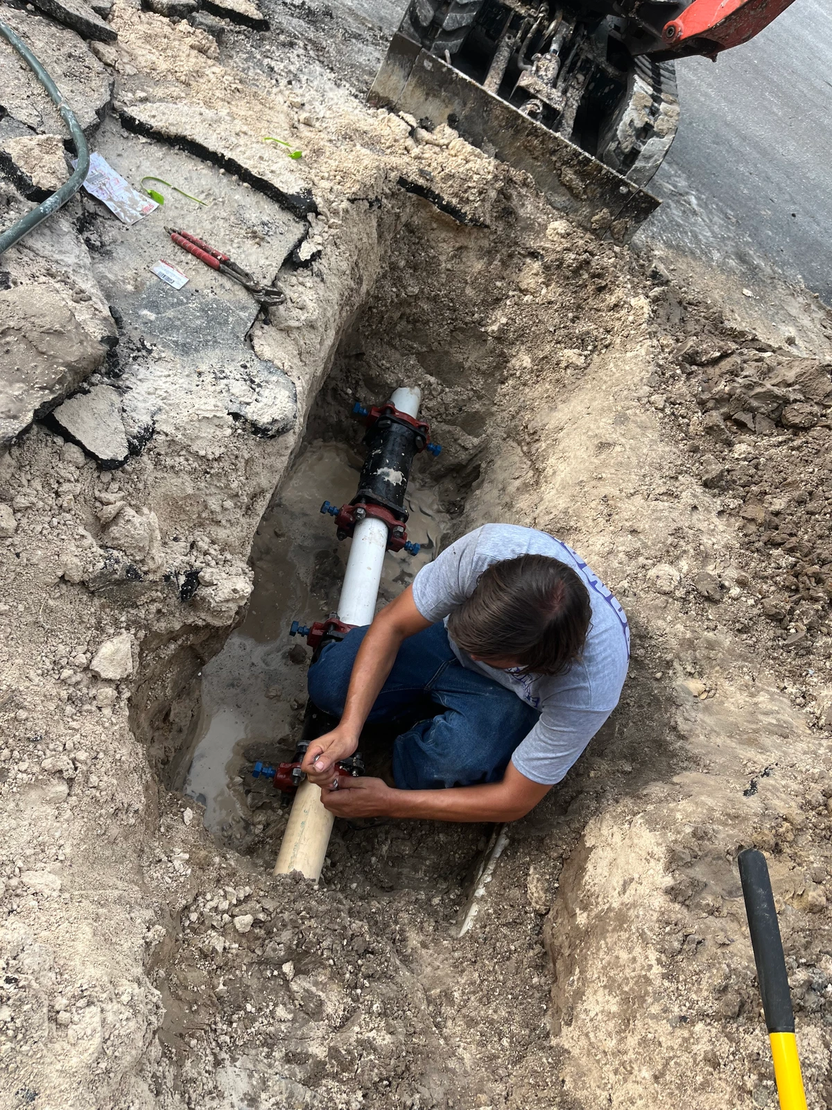 Emergency 3-Inch Water Main Break Repair in Seminole, FL