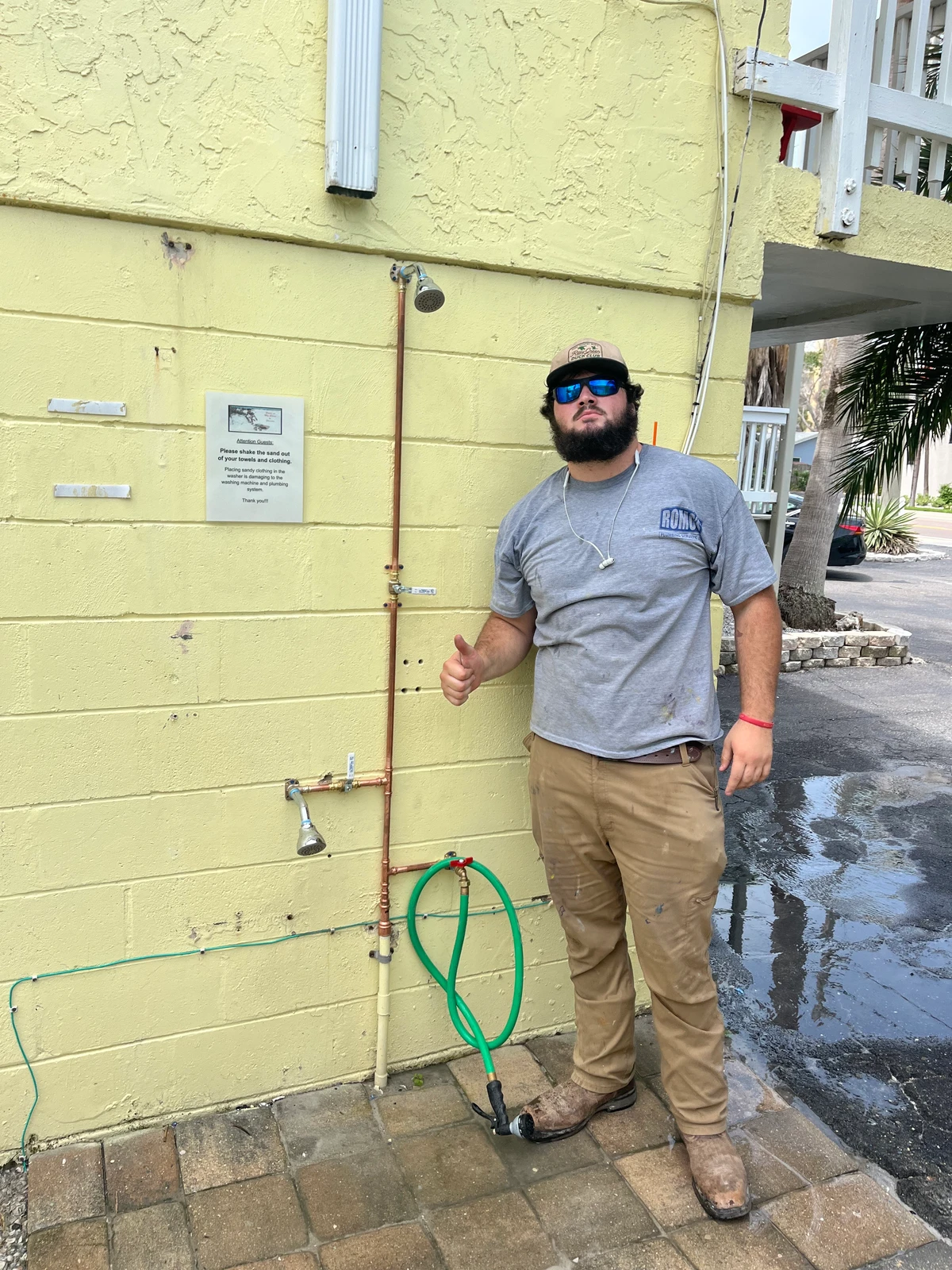 Outdoor Shower Installation in Indian Rocks Beach