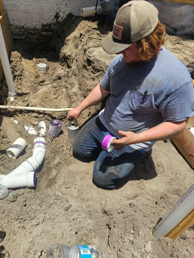 Drain Line Reduction Installation for New Construction Largo
