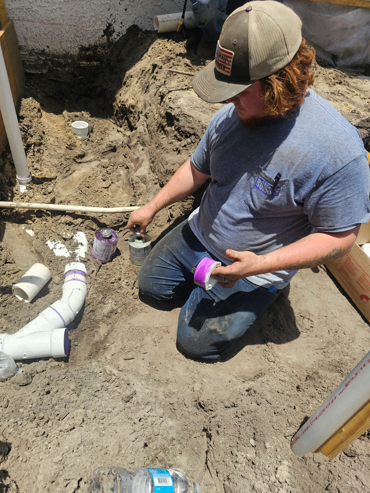 Drain Line Reduction Installation for New Construction Largo