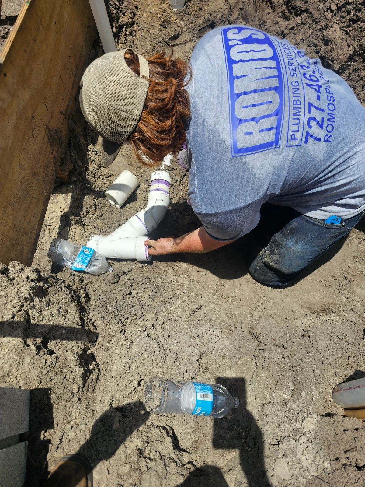 Drain Line Reduction Installation for New Construction Largo
