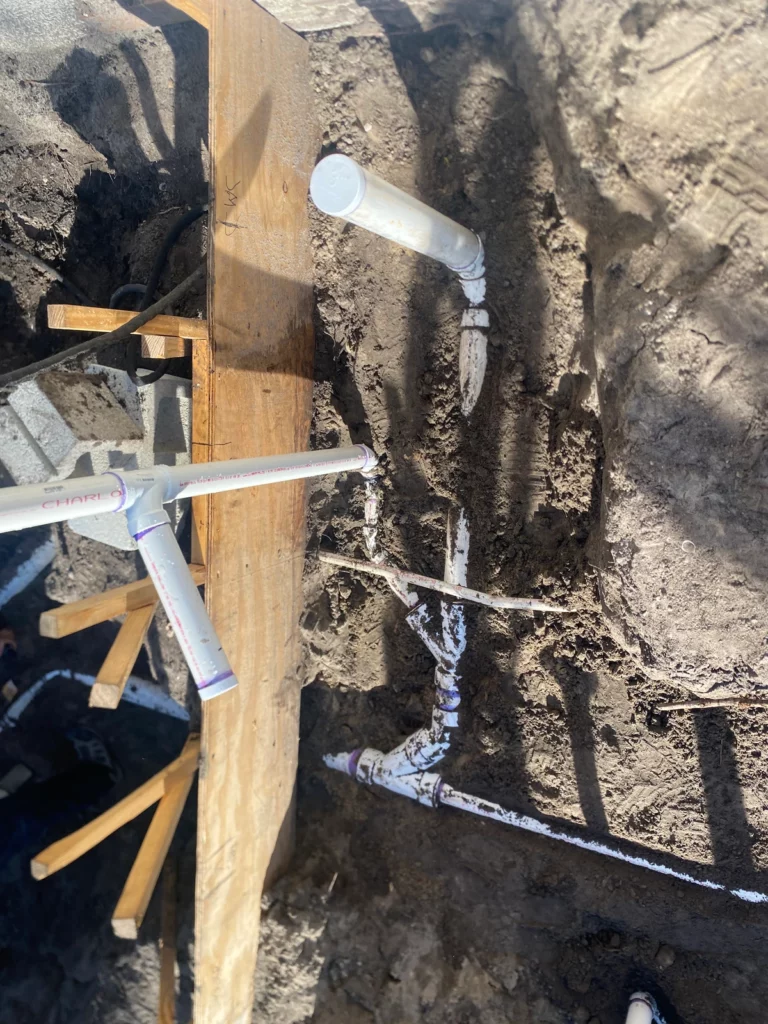 New Construction Rough-In Pipe Work Installation Largo FL