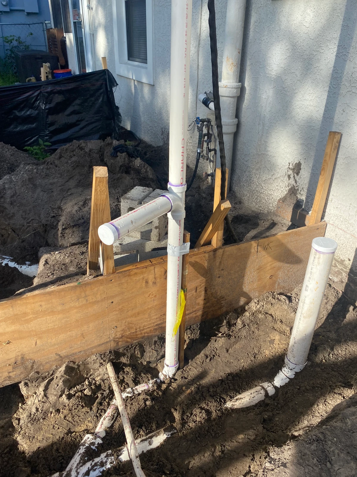 New Construction Rough-In Pipe Work Installation Largo FL