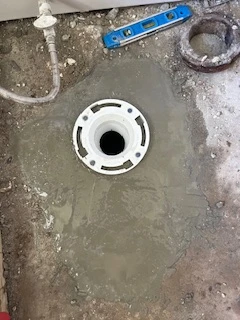 Toilet Flange Replacement & Concrete Repair Indian Rocks Beach